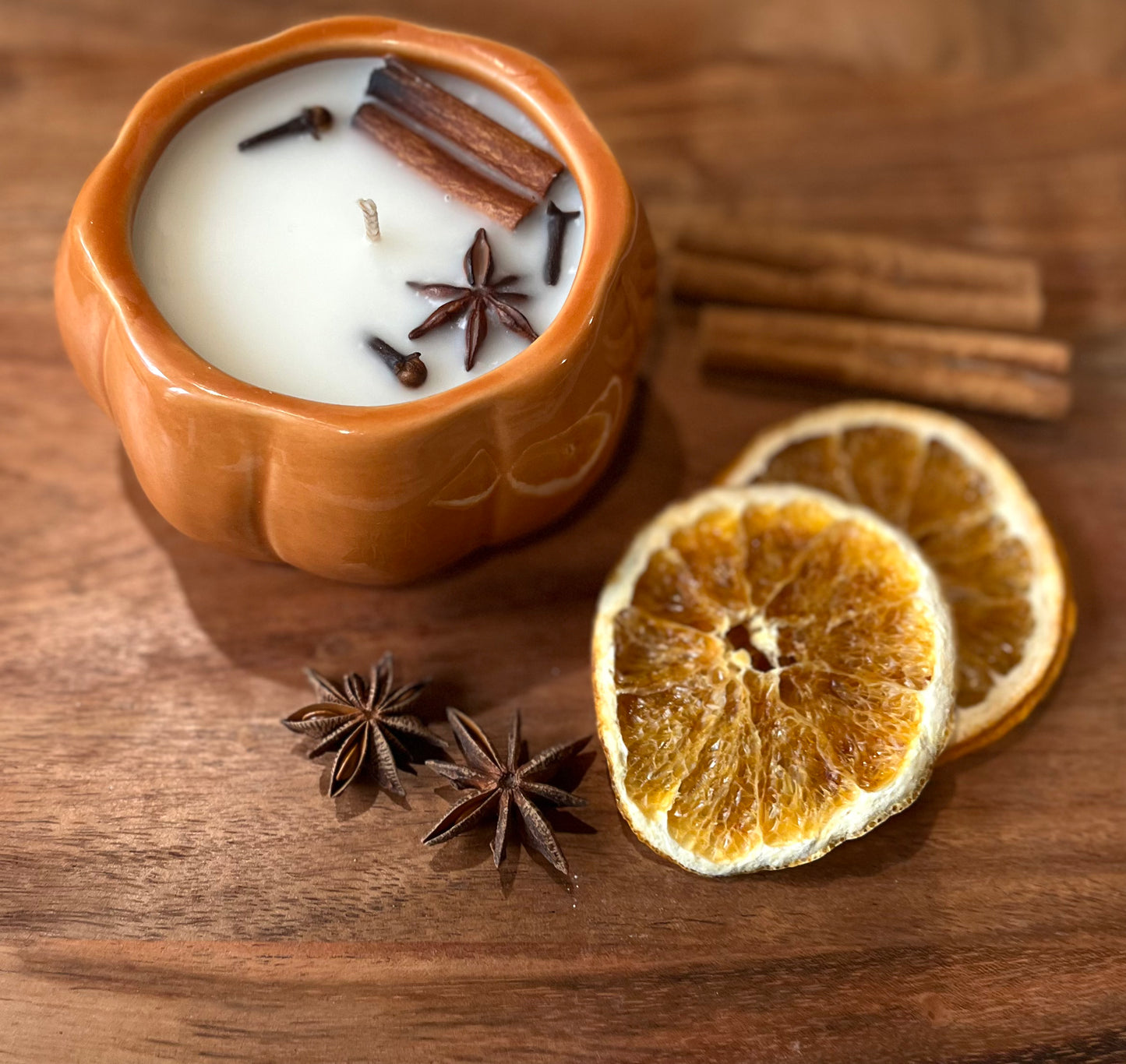 Fall Pumpkin Candle