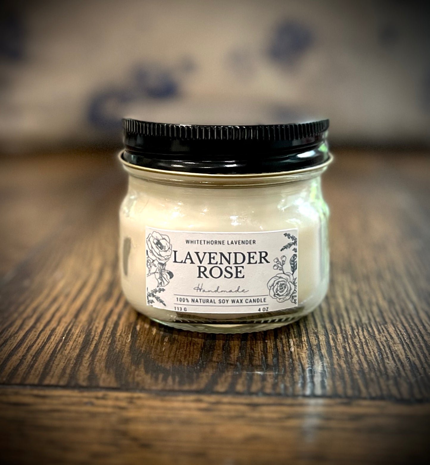 Mason Jar Soy Wax Candle