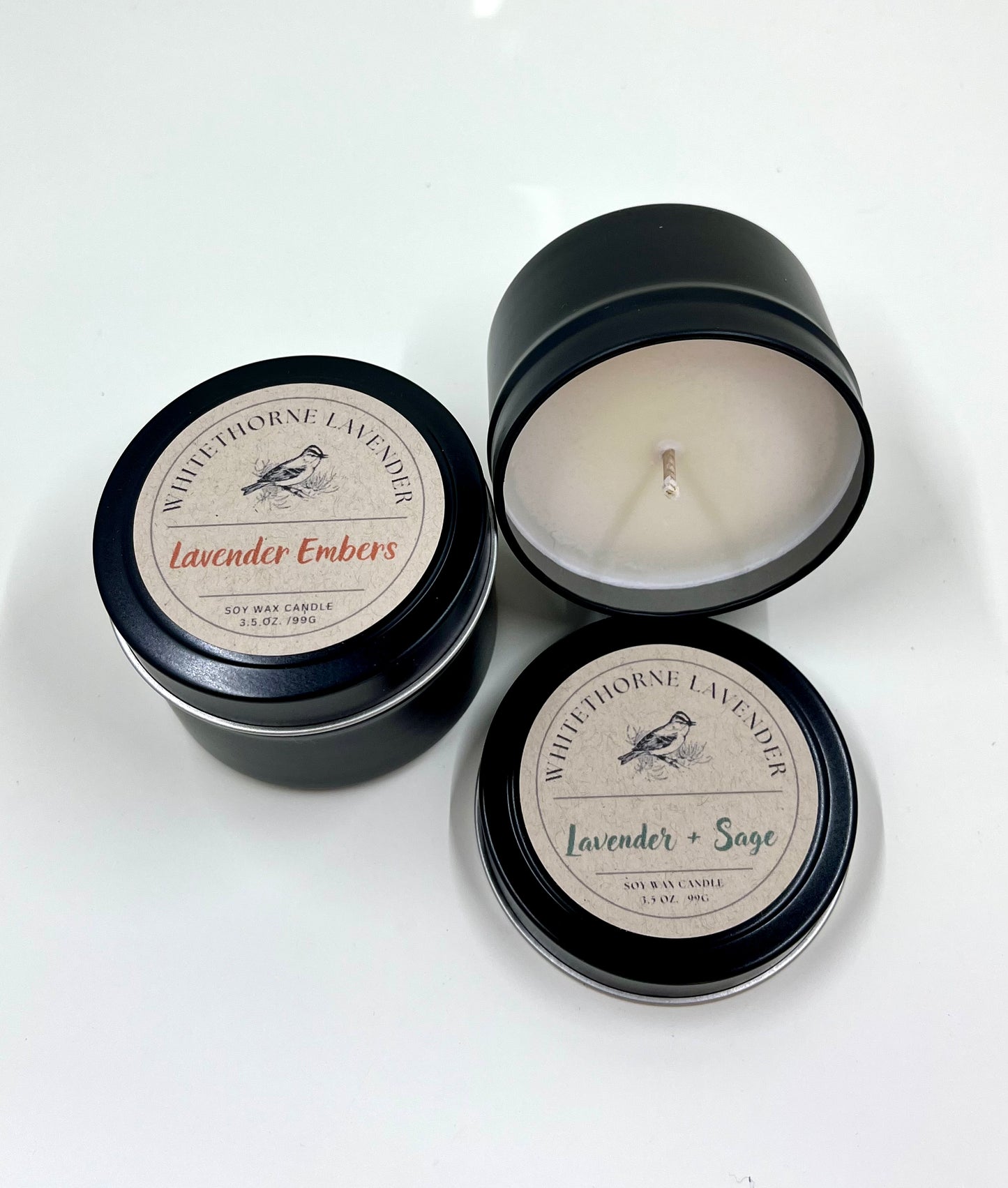 Scented Natural Soy Candle 4 oz Tin