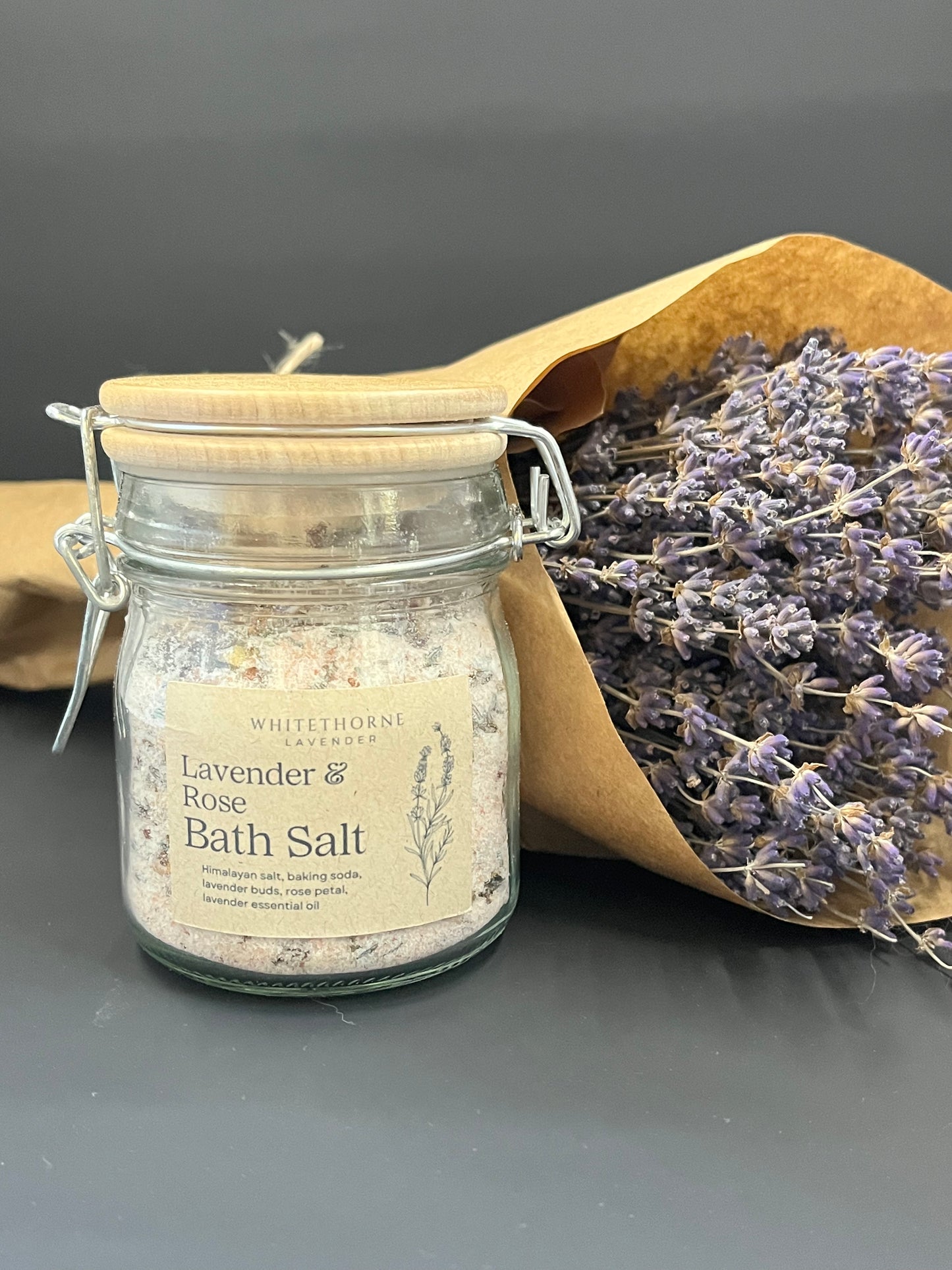 Lavender and Rose Relaxing Bath Salt