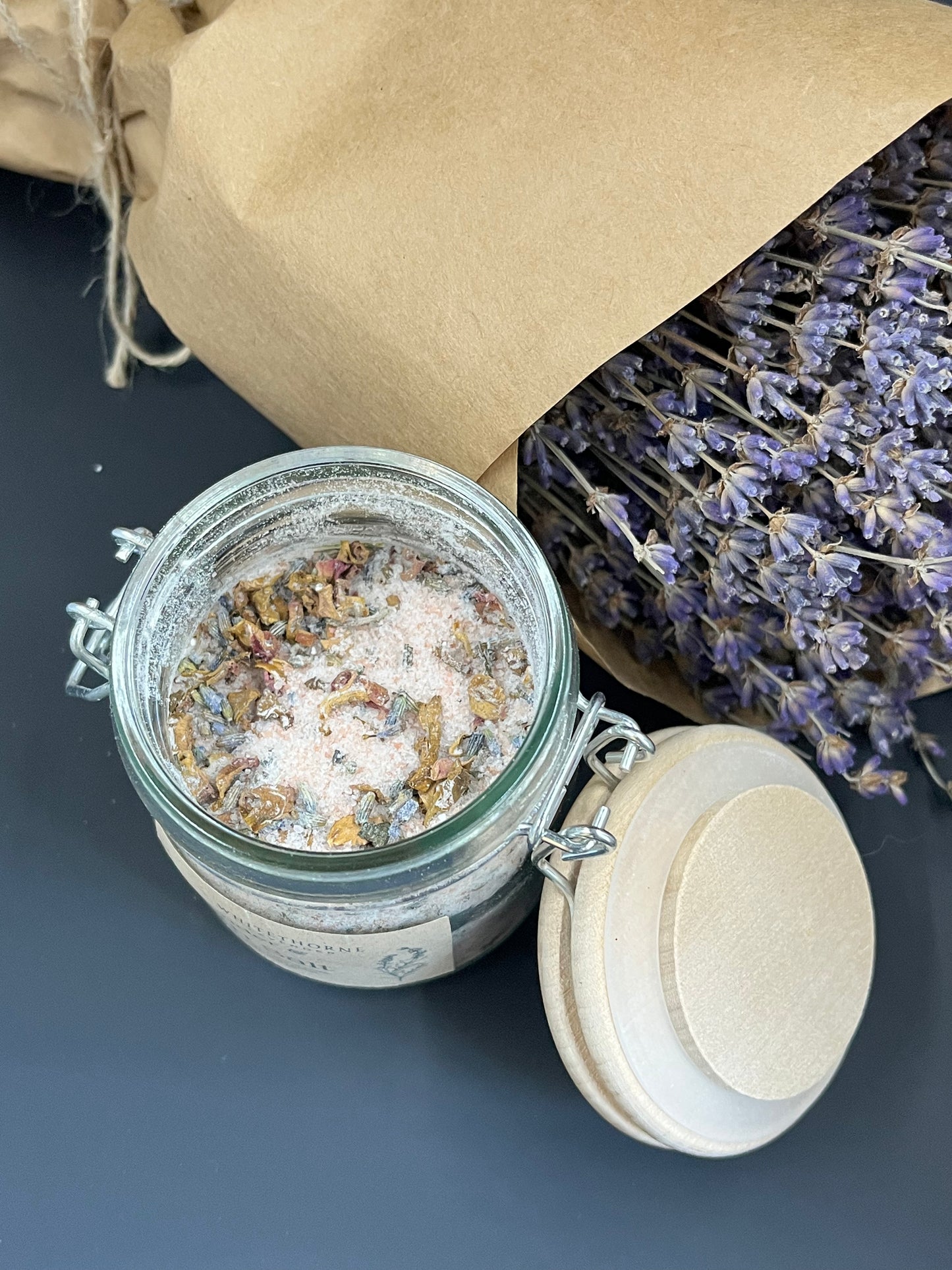 Lavender and Rose Relaxing Bath Salt