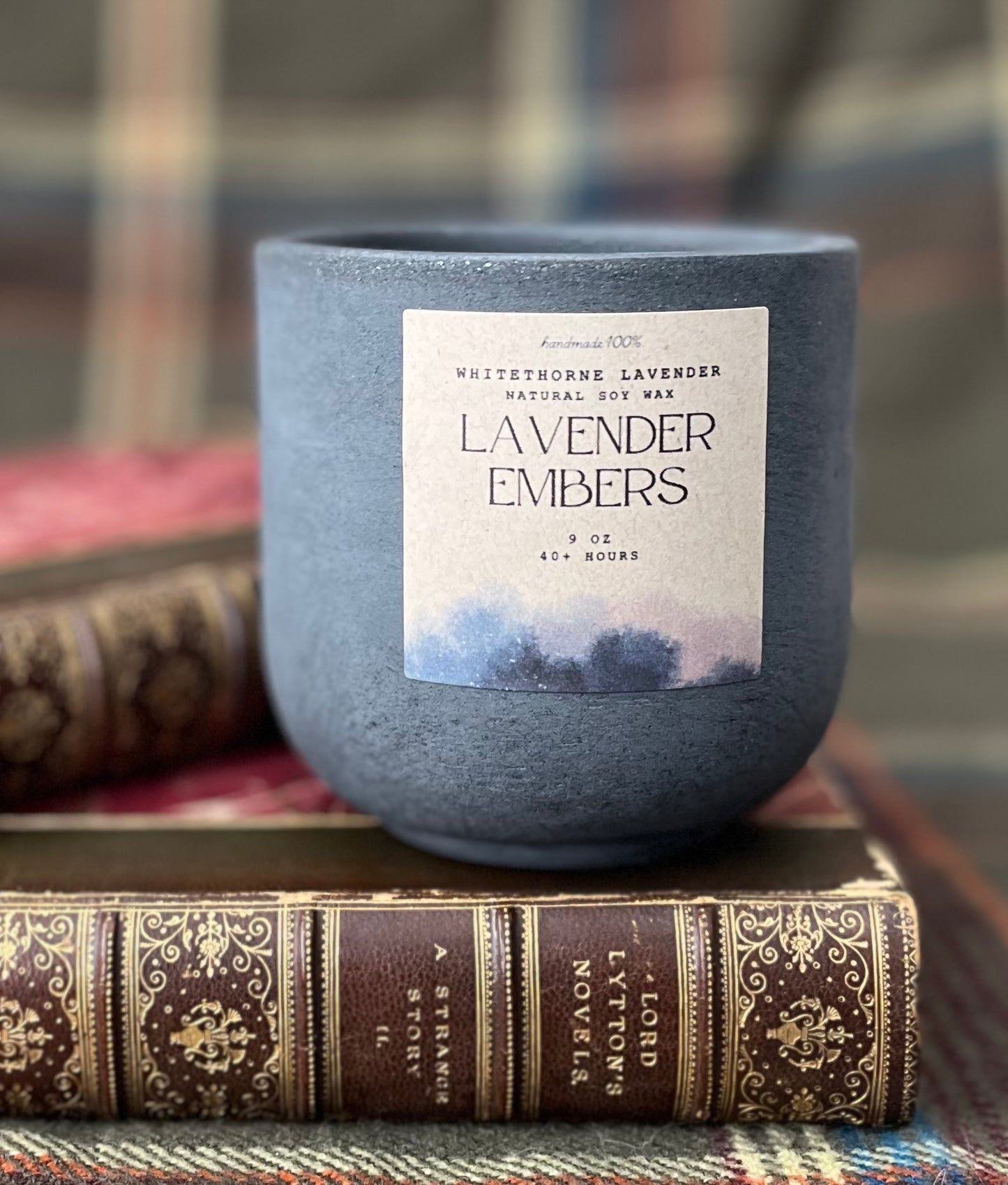 Lavender Embers Soy Wax Candle