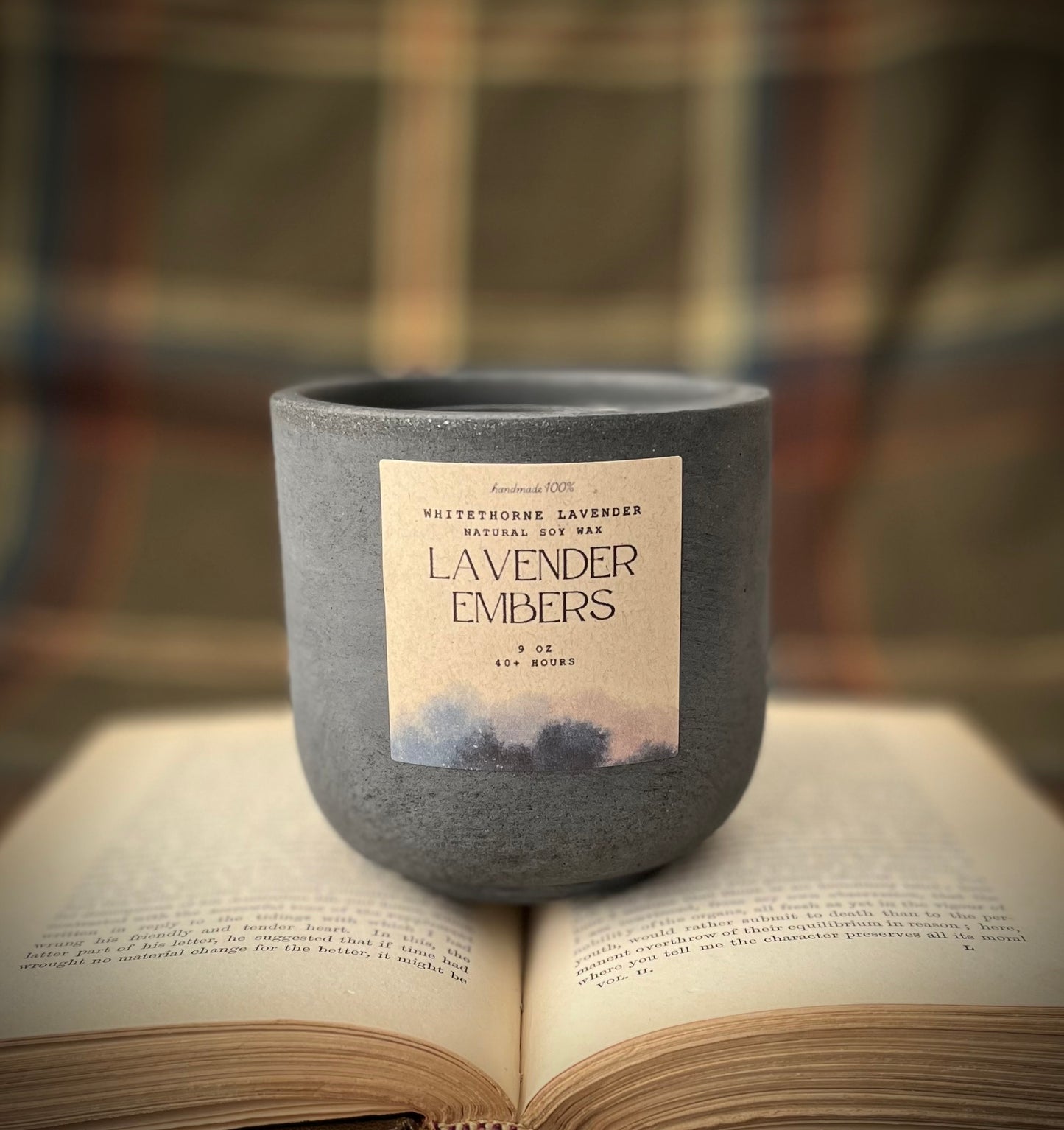 Lavender Embers Soy Wax Candle