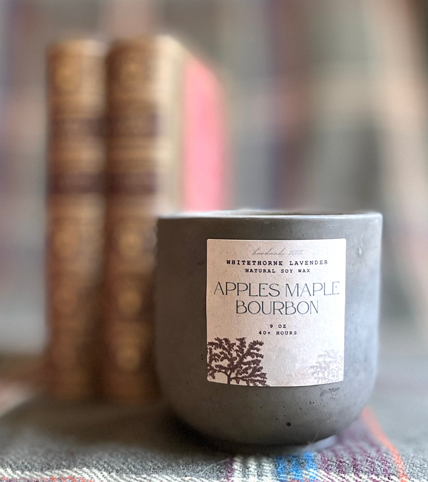 Apples + Maple Bourbon Soy Wax Candle