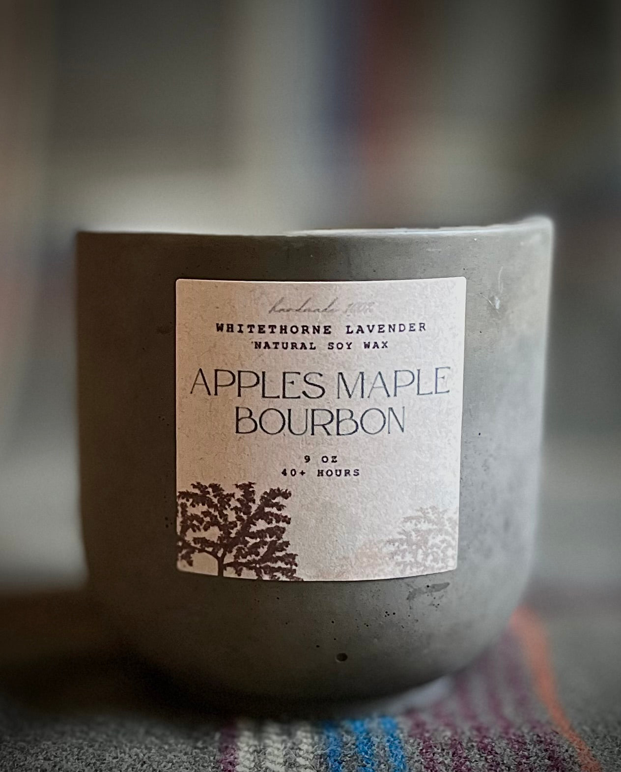 Apples + Maple Bourbon Soy Wax Candle