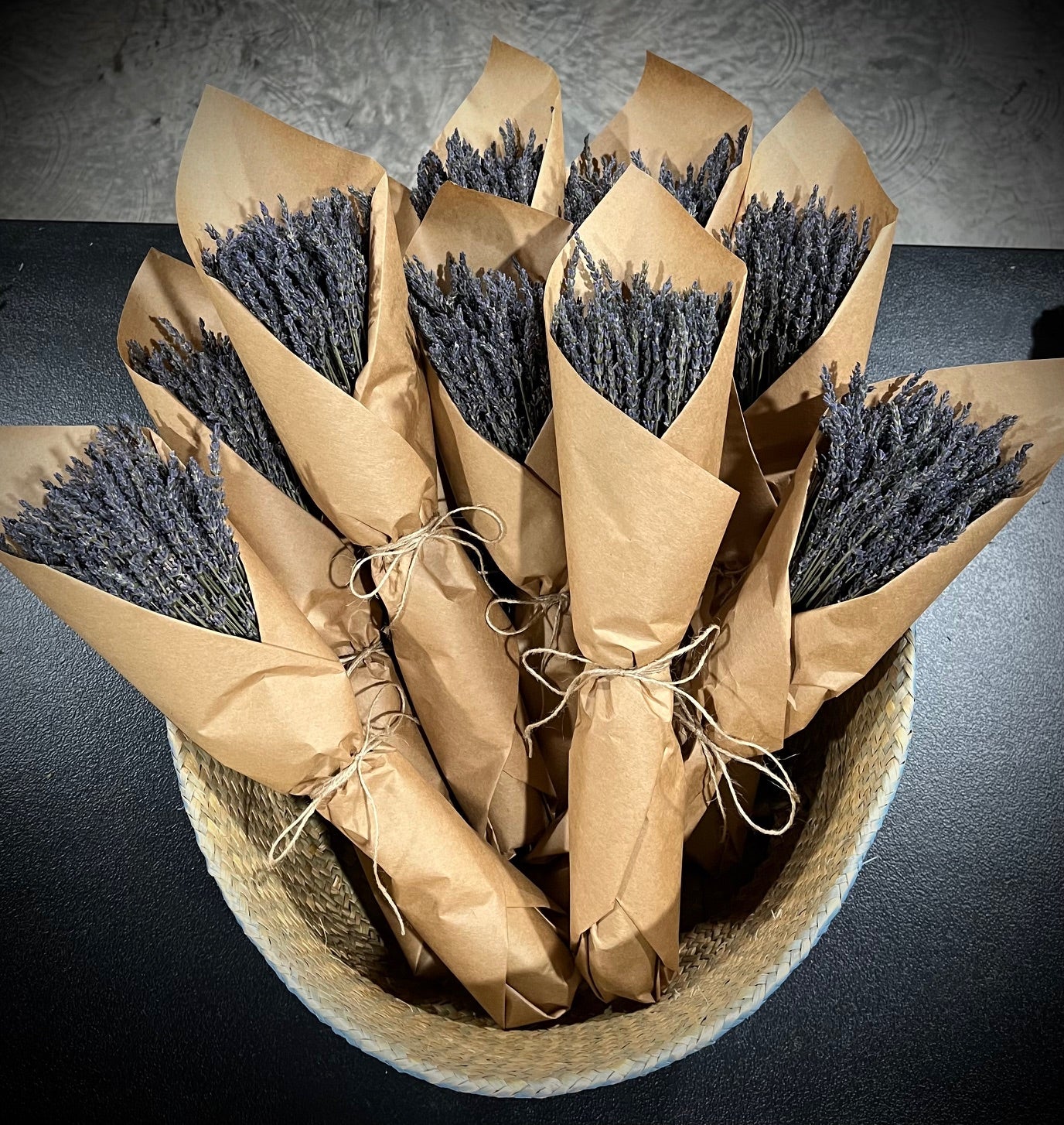 Dried French Lavender Bundles - Set of 10, 15